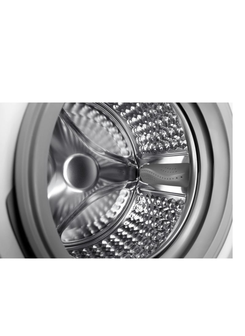 8KG Front loading Automatic Washing Machine, 1200rpm Max. Spin Speed, 16 Programs, Dark Silver Color, Auto Balance System, Child Lock, Fault Check, LED Display, Universal Motor | Model Name: RO-09FWTS-01