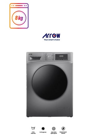 8KG Front loading Automatic Washing Machine, 1200rpm Max. Spin Speed, 16 Programs, Dark Silver Color, Auto Balance System, Child Lock, Fault Check, LED Display, Universal Motor | Model Name: RO-09FWTS-01 - pzsku/Z598A306A5E8C8C8B7846Z/45/_/1740992038/f366f28b-240e-4145-b606-1b3f355a0bf7