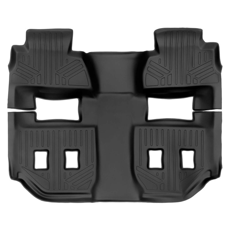 MAXLINER Floor Mats 2nd and 3rd Row Liner Black for 20152018 Chevrolet SuburbanGMC Yukon XL