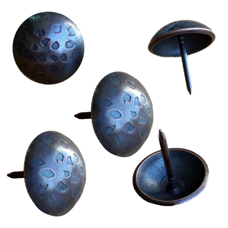 Wild West Hardware Clavos, 1" Round, Aged-pitted Look, Oil Rubbed Bronze Finish (25) - Image 1