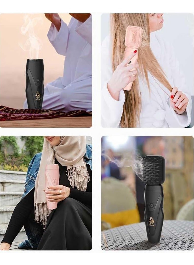 سيتا مبخرة العود الكهربائية مع مشط ناعم، بخور مبخرة  قابل لإعادة الشحن، إصدار جديد - Image 2