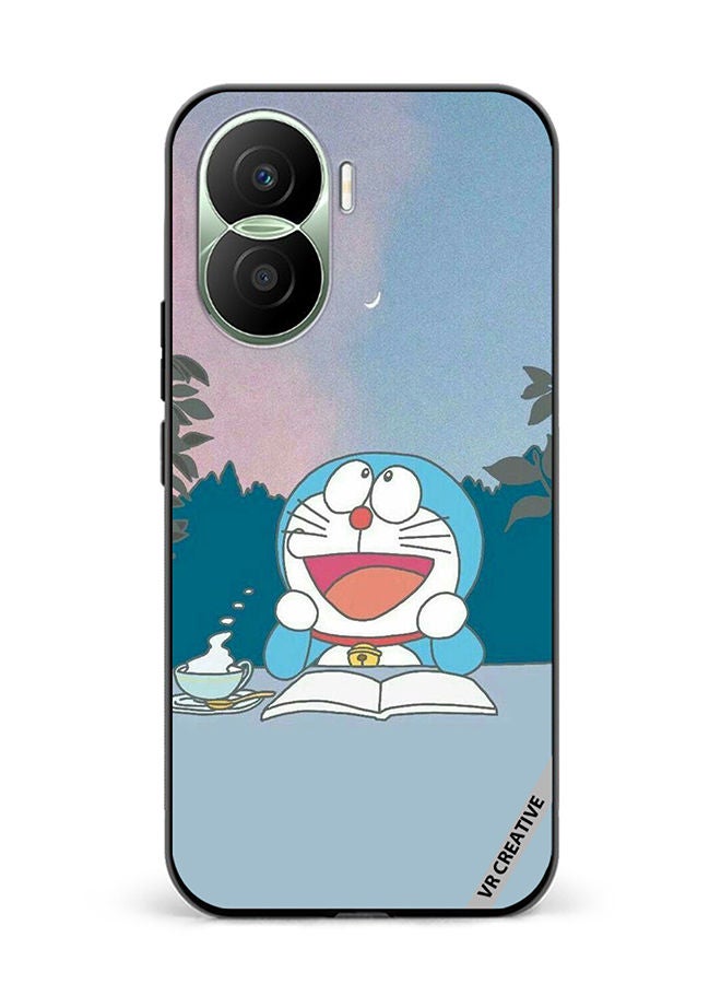VR CREATIVE غطاء حماية لهاتف Honor Play7T Pro بتصميم دوريمون المتجول متعدد الألوان - Image 1
