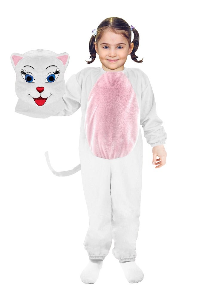 كوستوماكس زي القطة البيضاء للأطفال - Image 1