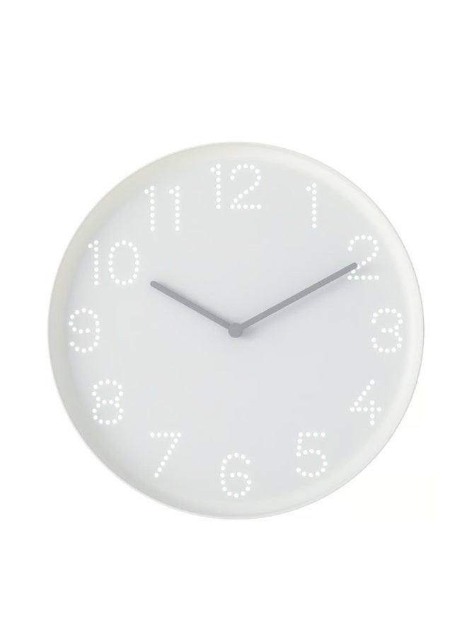 TROMMA Wall Clock – White, 25 cm | Modern Minimalist Design - Image 1