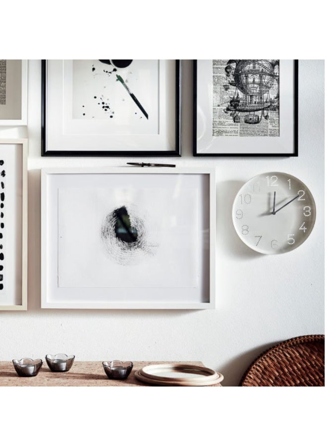 TROMMA Wall Clock – White, 25 cm | Modern Minimalist Design - Image 4