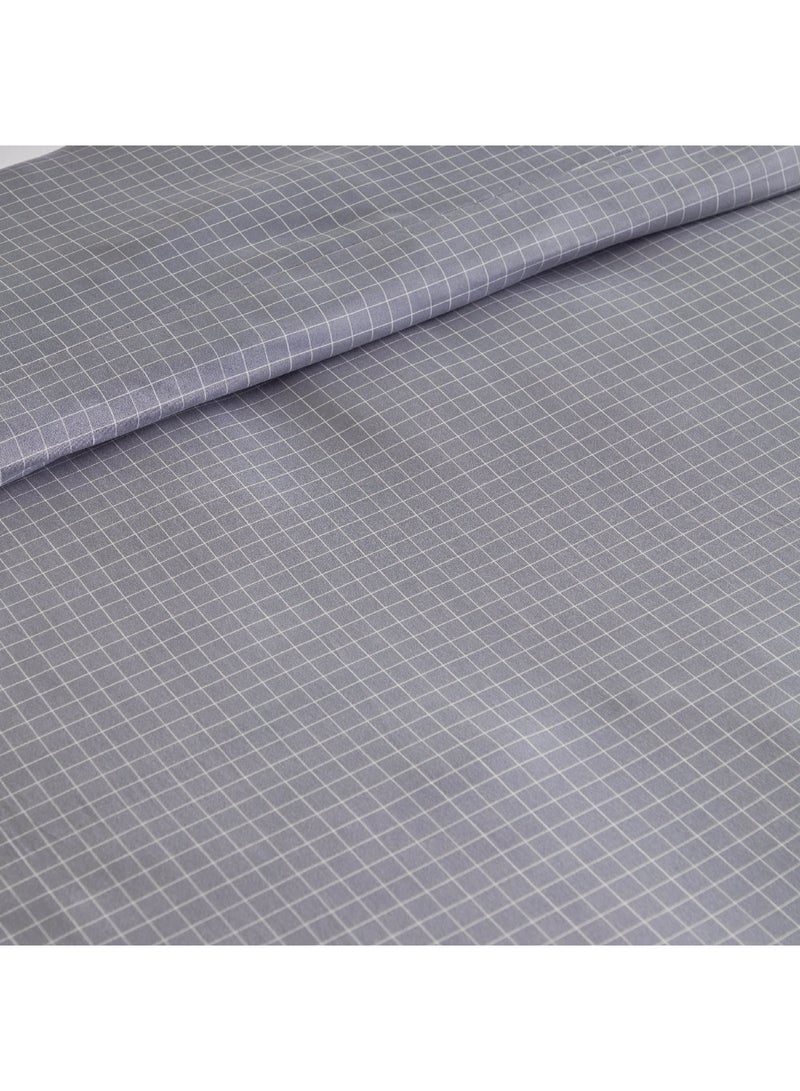 Home Box Ferum 3-Piece Striped Microfibre Twin Duvet and Quilt Cover Set 220 x 150 cm - Image 5