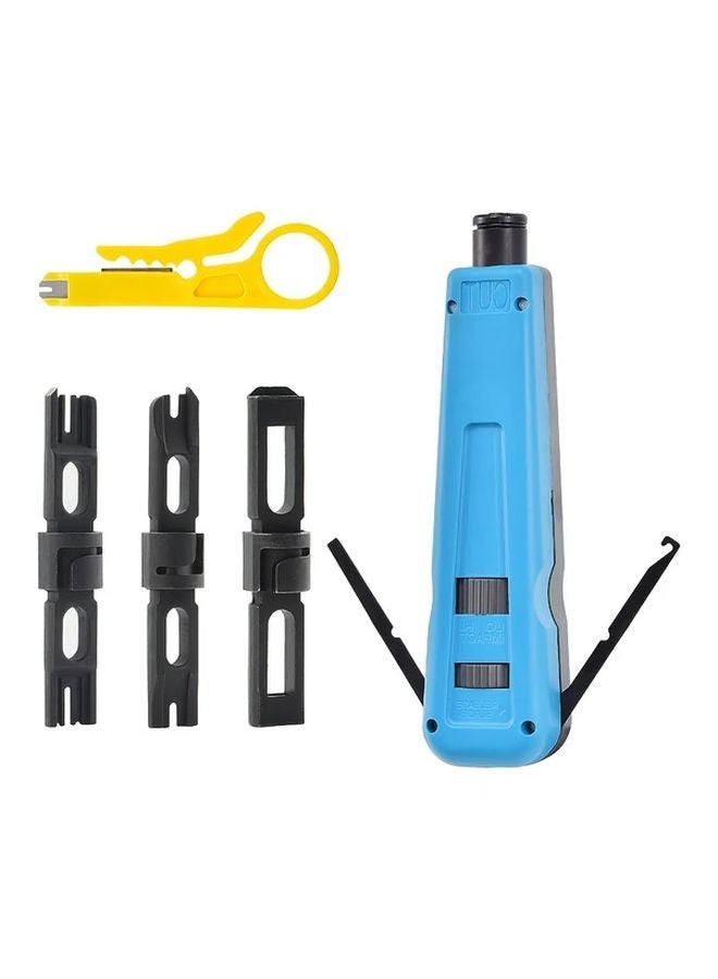 Professional Punchdown Impact Tool with 110 66 88 Blades 1 Set for Cat6 Cat5e RJ45 RJ11 - Image 1