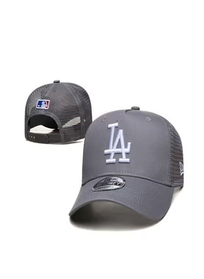 NEW ERA Los Angeles Dodgers (LA) Gray Mesh Trucker Cap