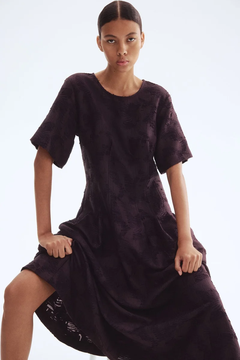 H&M Jacquard-weave dress
