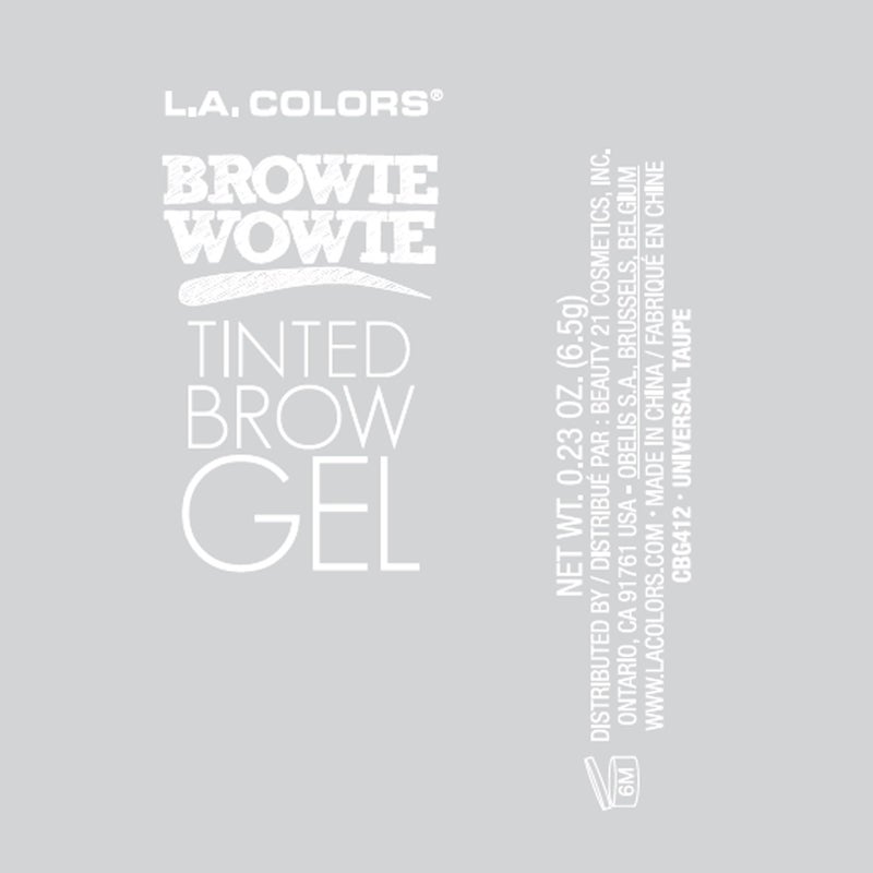 L.A. COLORS Browie Wowie Tinted Brow Gel, Dark Brown CBG413 - Image 2