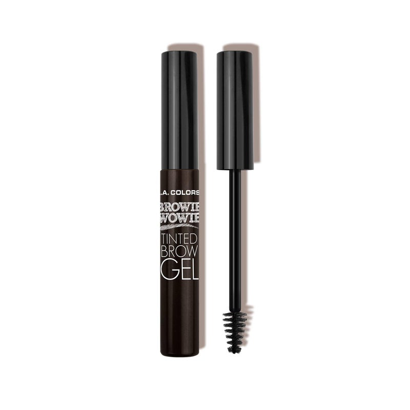 L.A. COLORS Browie Wowie Tinted Brow Gel, Dark Brown CBG413 - Image 1