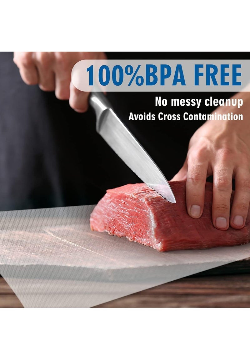 Plan A Disposable Flexible Plastic Cutting Mat – Large Roll 24x300cm – Non Slip, Ideal for Kitchen, Camping, BBQ, RV Travel – Healthy and Practical Cutting Boards for Food, Meat and Fruits - Image 5