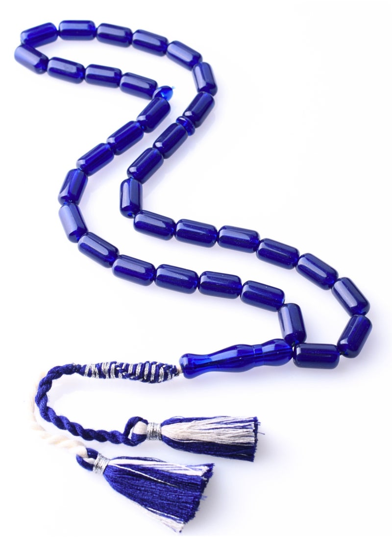 NAMAT - Islamic 33 Count Prayer Beads Blue Color - Image 1