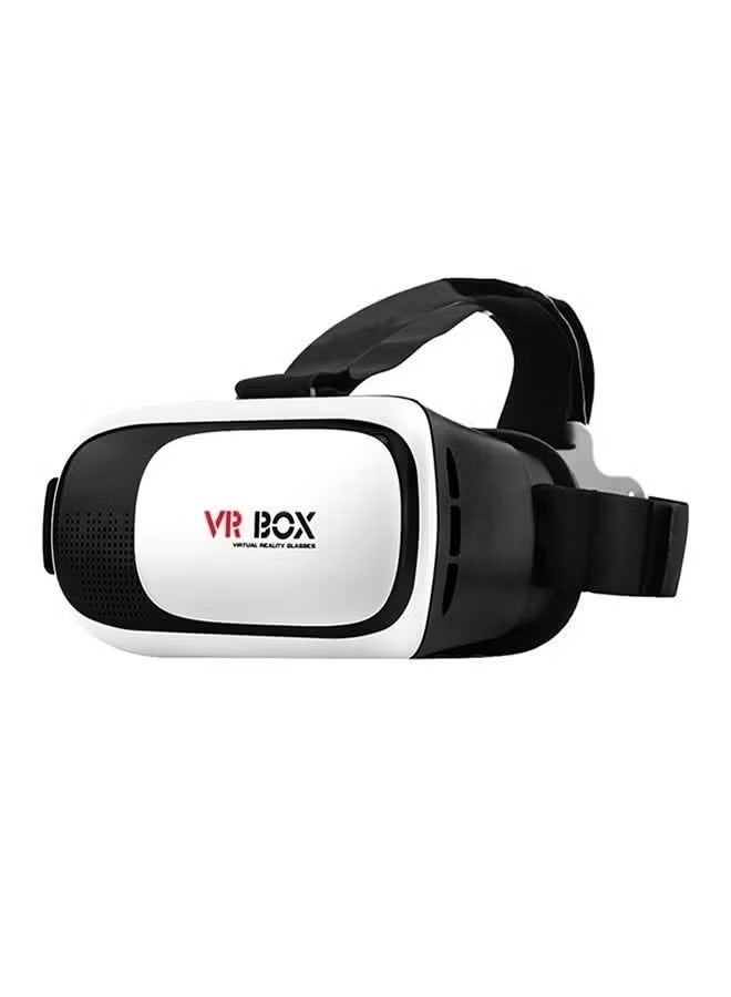 VR Box Virtual Reality Headset – Wireless VR Glasses with Adjustable Straps & Comfortable Fit for Immersive Viewing