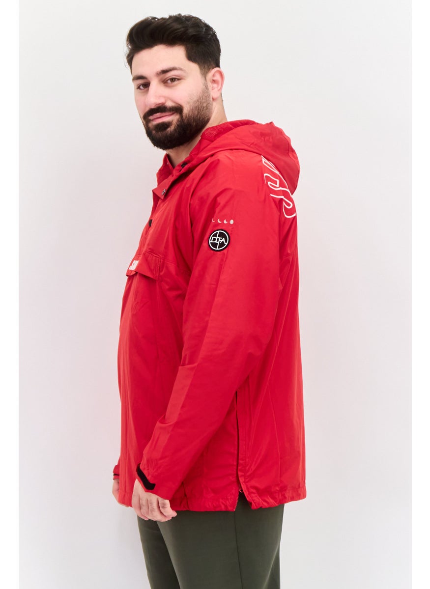 SKECHERS Men Sportswear Fit Long Sleeve Training Jacket, Red  - Image 2