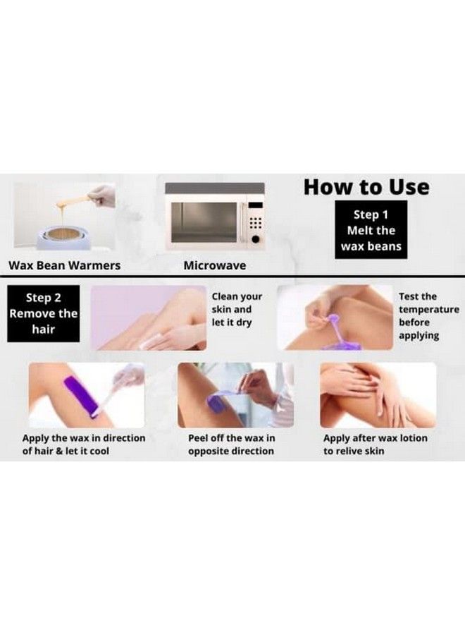 ESTAVITO Hard Beans Stripless Wax 200Gms With After Waxing Gel 500Gms (A Complete Waxing Solution) - Image 5