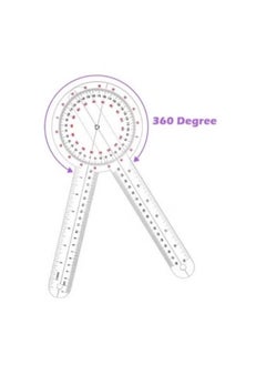 Transparent Goniometer Linear Measuring Ruler Orthopedic Angle Ruler Plastic Goniometer 360 Degree for Body Tape Measure Goniometer Protractor Ruler 3 Pack - pzsku/Z598B4B6DC080E6A78758Z/45/_/1740042673/9370816a-84b0-4d86-8e73-012ed52aed51