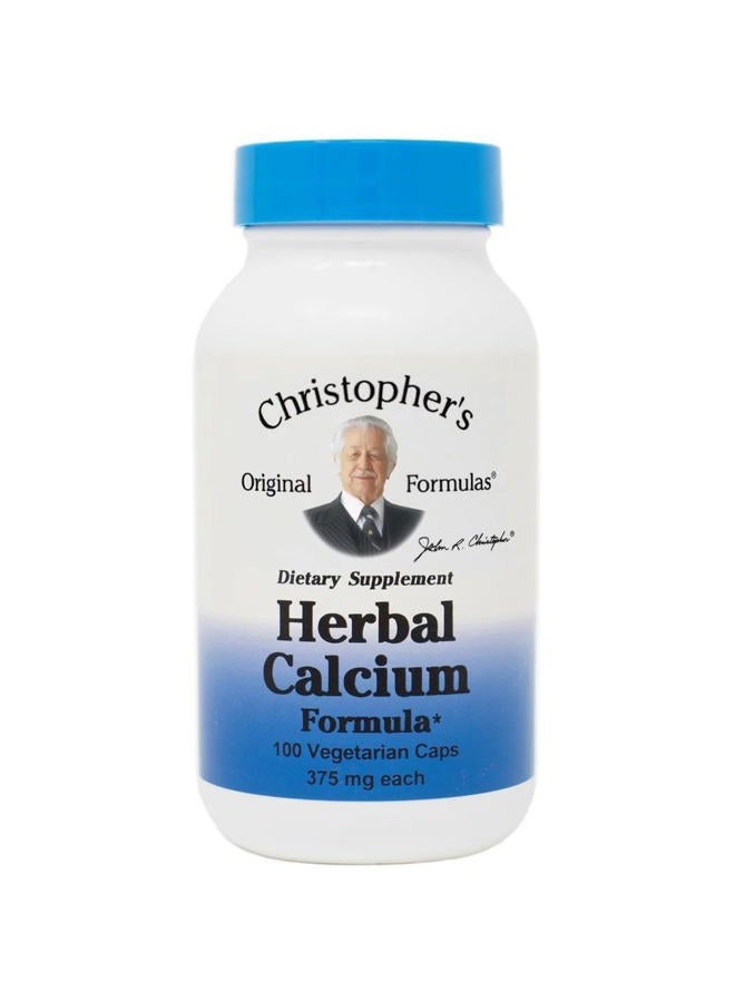 Christopher's Original Formulas Dr. Christopher's Formula Dr Herbal Calcium , 400 mg, 100 Count - Image 1