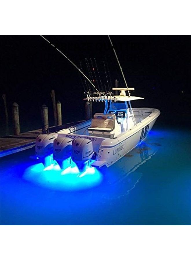 Lumitec Lighting 101511, LED Underwater Light, SeaBlaze Quattro Underwater Light, Dual Color White / Blue, One Size - Image 5