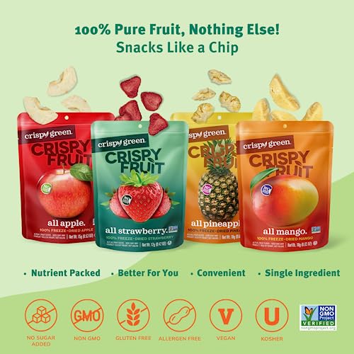 Crispy Green Crispy Fruit Favorite Flavors Freeze Dried Fruit Variety Pack (16 count) 243g - Image 2