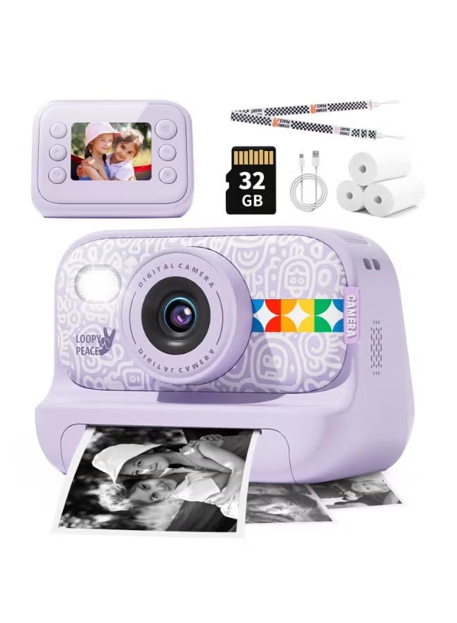 winsee Winsee Instant Print Camera For Kids 32GB Z598BA72F37EB1C2D07E0Z