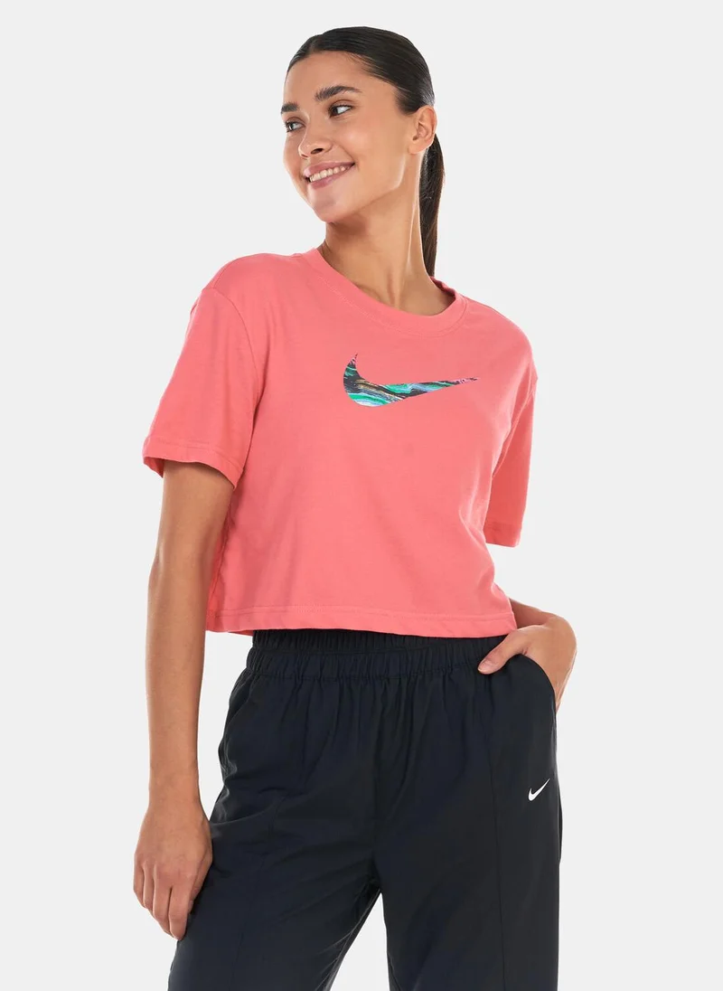 Nike Women's Dri-FIT Cropped Yoga T-Shirt