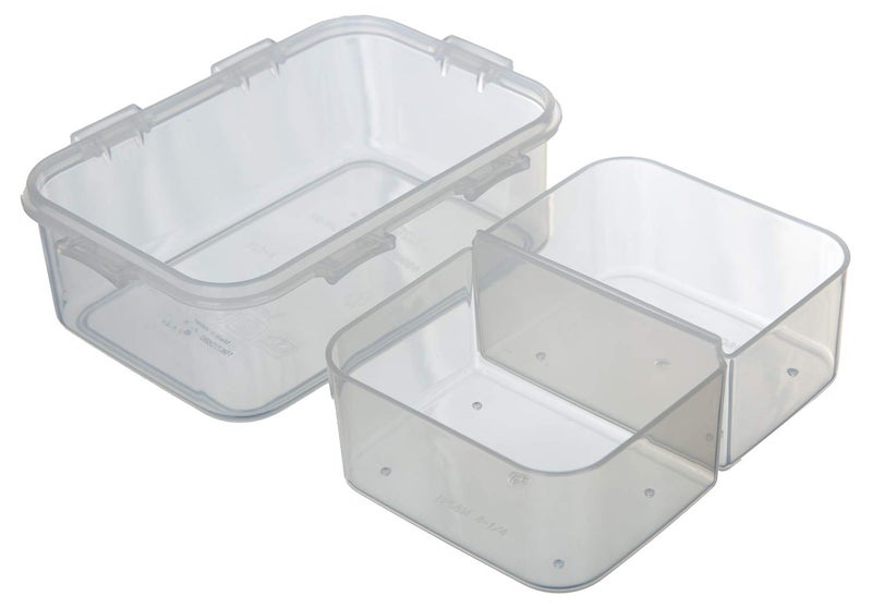 LOCK & LOCK LocknLock Rectangular Short Food Storage Container 460ml - Airtight Leak Proof - BPA Free, Microwave & Dishwasher Safe - Image 3