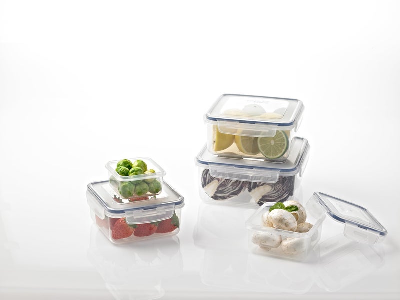 LOCK & LOCK LocknLock Rectangular Short Food Storage Container 460ml - Airtight Leak Proof - BPA Free, Microwave & Dishwasher Safe - Image 5