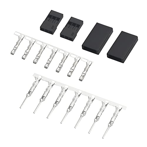 WMYCONGCONG 900 PCS Universal Servo Cable Wire Connector Male Female Crimping Pin Kit Compatible with JR Hitec Servo Connector - Image 5