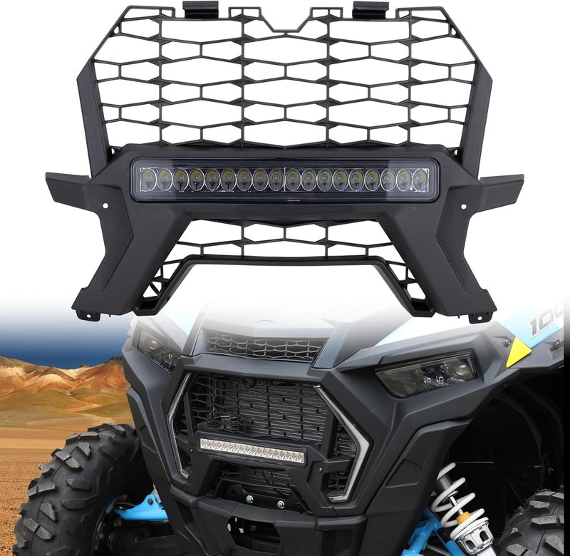 A & UTV PRO RZR Fascia Grille with LED Light for Polaris RZR XP 1000 (2019-2024) - Image 1