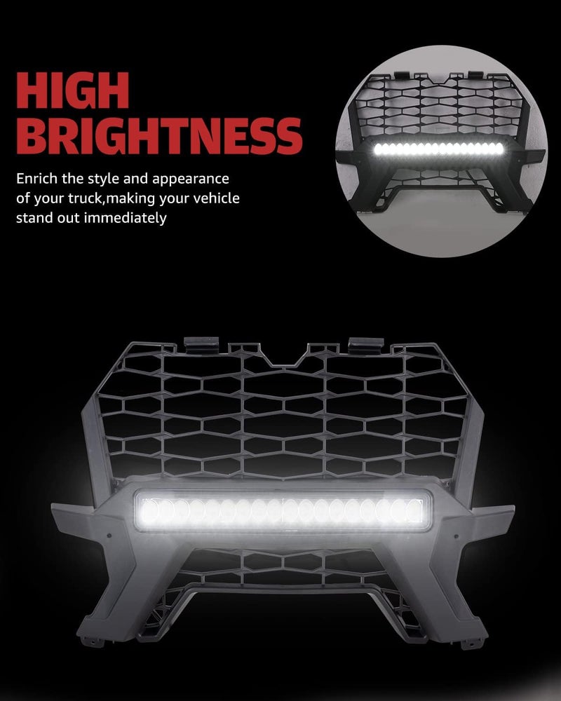 A & UTV PRO RZR Fascia Grille with LED Light for Polaris RZR XP 1000 (2019-2024) - Image 5