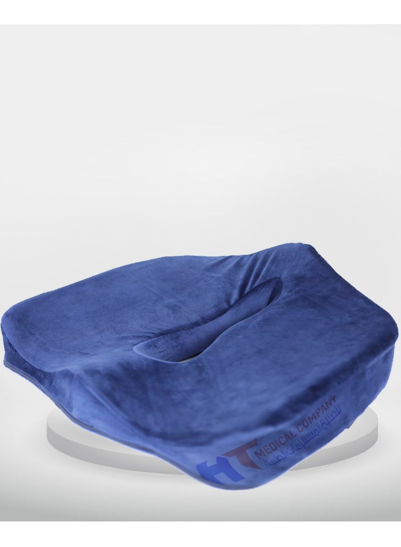 HT A comfortable medical pillow made of high-quality German memory foam, a non-slip pillow for orthopedizing the coccyx bones and relieving pressure on the tail area and relieving sciatica pain - Image 1