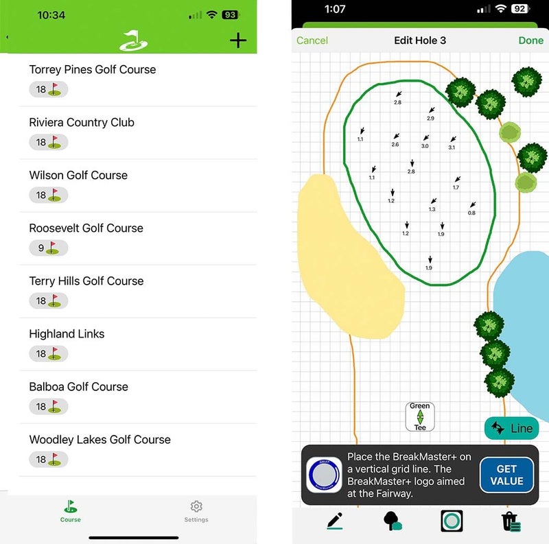 BreakMaster Digital Golf Putting Green Reader with Bluetooth - Image 3