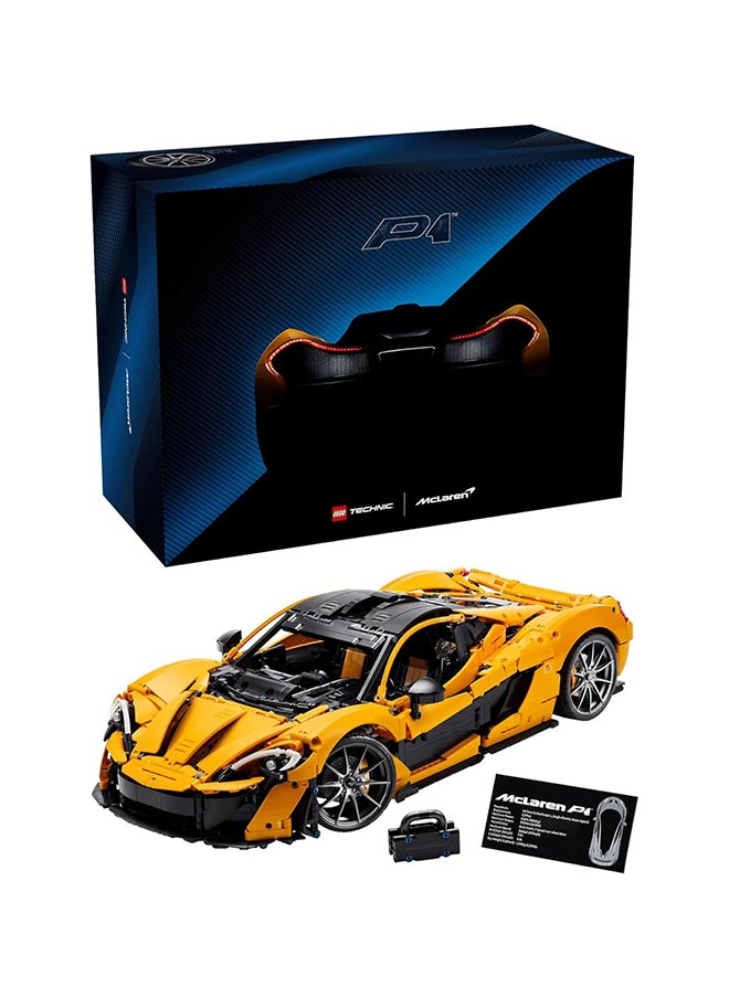 LEGO LEGO Technic McLaren P1 Hypercar Building Set, Scale Model Car Kit for Adults to Build, Collectible Vehicle with V8 Piston Engine and 7-Speed Gearbox, Gift for Men, Women, Him or Her 42172 