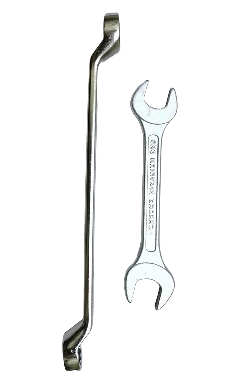 4 NEX Ring + DOE Spanners Heavy Duty, Hardened and Tempered, Chrome Vanadium Steel, Double Sided, Anti-Slip & Anti-Corrosion properties (20X22) - Image 2