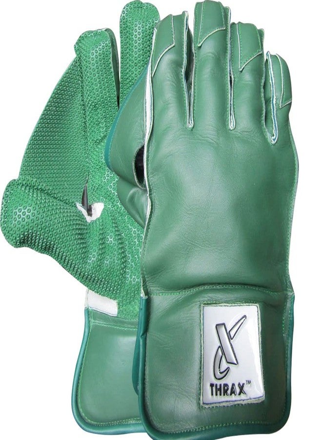 THRAX Saga Full Leather Cricket Wicket Keeping Gloves - Image 2