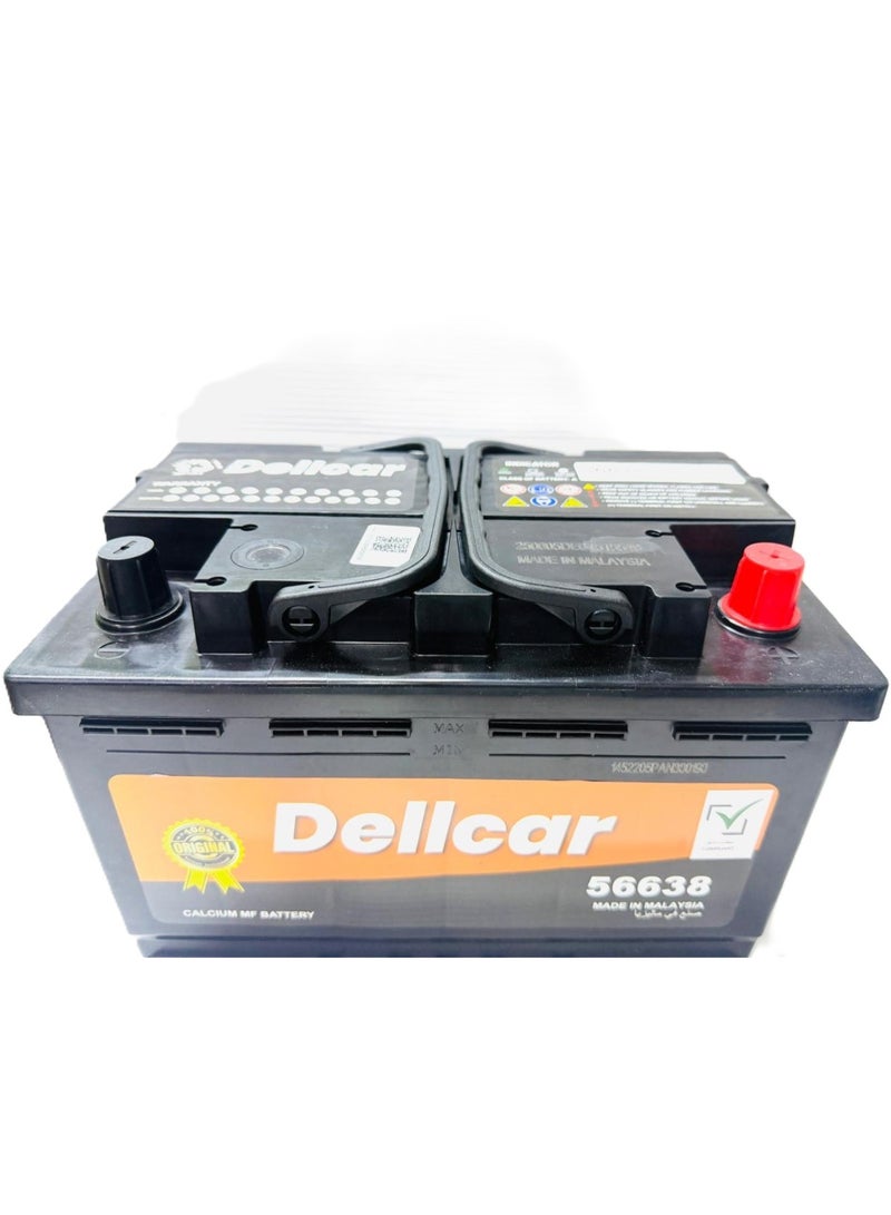 Dellcar Car Battery 12V 66Ah 56638/DIN66L/56018 - Image 5