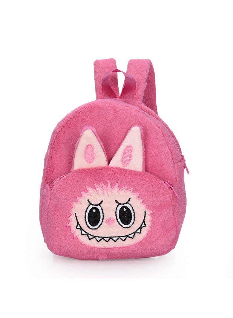 Cartoon Casual Bubble Matlab Toddler Backpack Autumn and Winter Schoolbag Large Capacity Children Plush Backpack 26*23*9CM