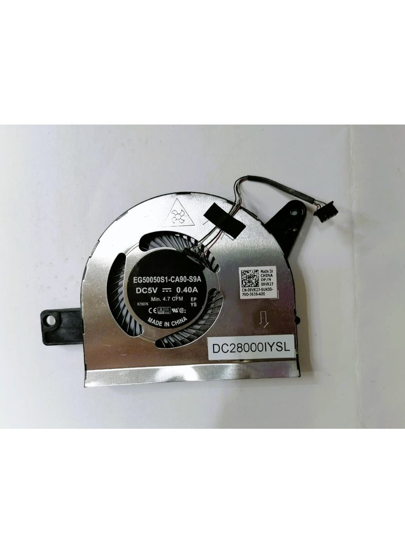 Replacement New CPU Cooling Fan for Dell Latitude 5580 5590 Laptop 09VK27 EG50050S1-CA90-S9A DC28000IYSL (Integrated Graphics Card Fan-UMA) - Image 1