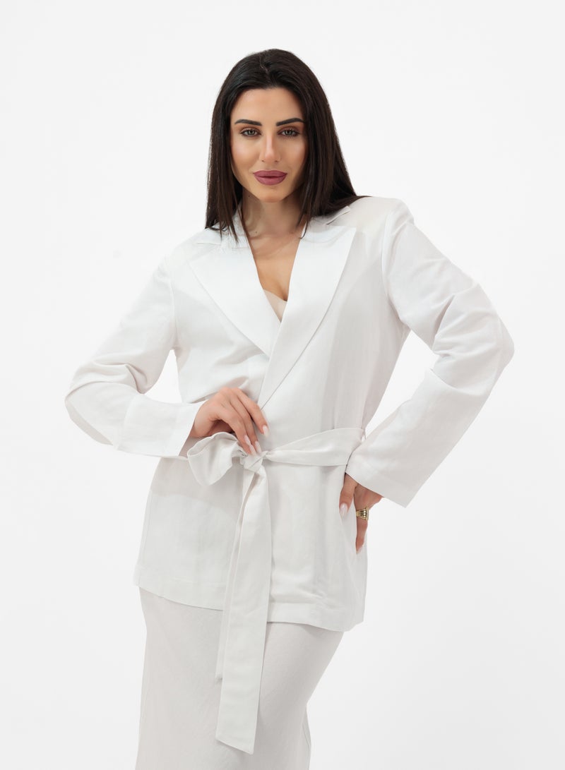 Lalele BLAZER WITH BELT - Image 3