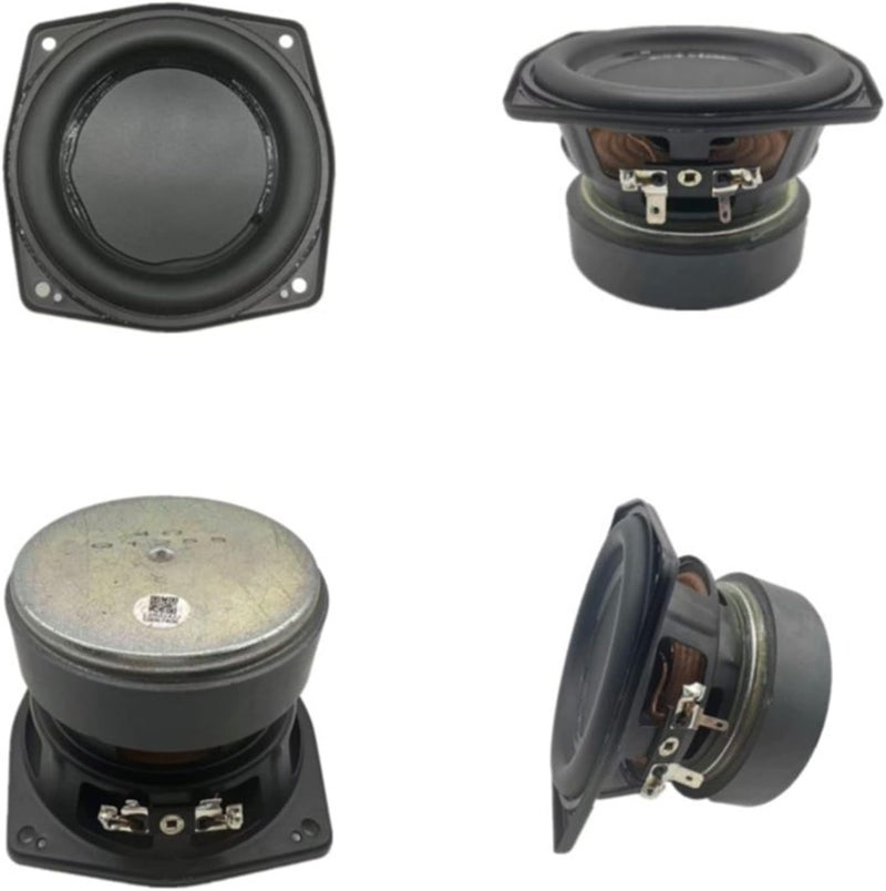 مناسب للاستخدام الداخلي والخارجي 4 بوصة وحدة مضخم صوت فرعي HiFi 4/8 أوم 40 واط حوض من الألياف الزجاجية المنسوجة مضخم صوت كبير قطعة واحدة بسيط لكل منتج - Image 2