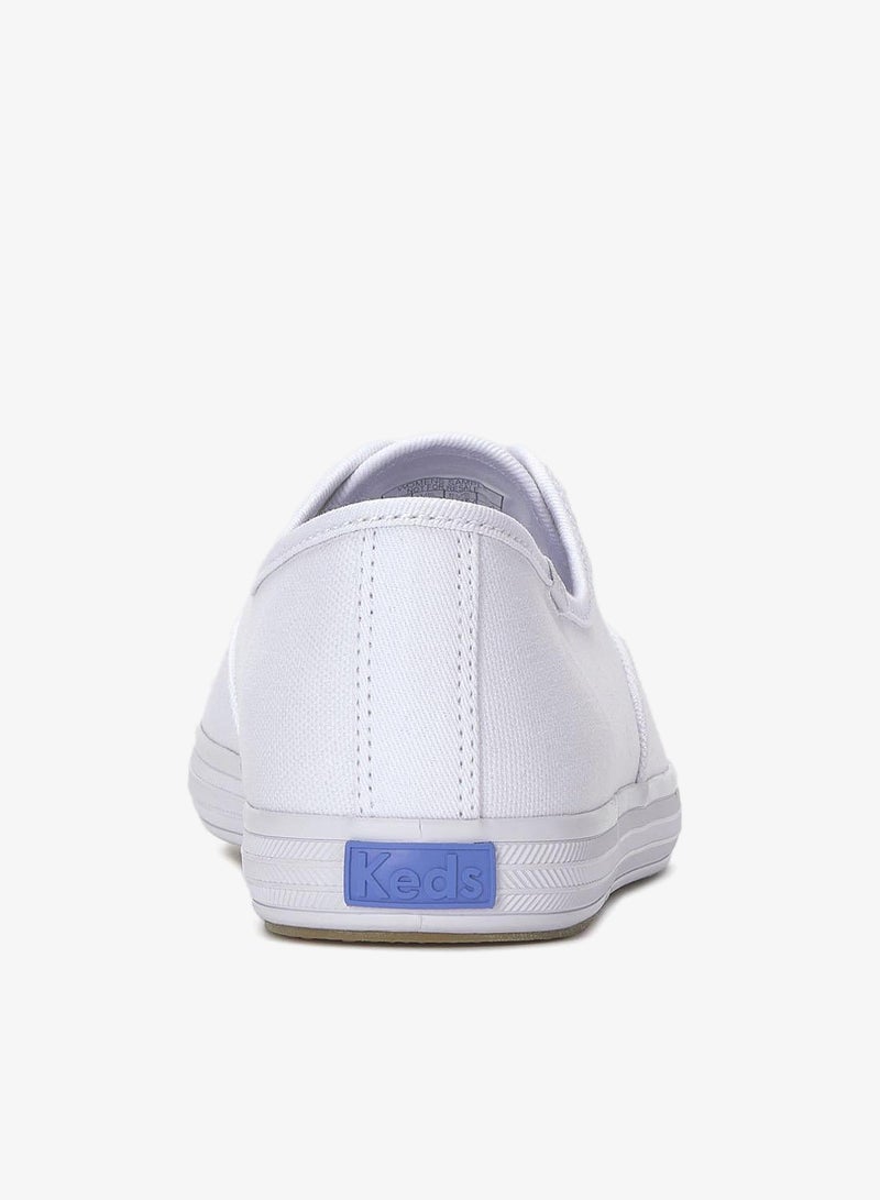 Keds Women's Champion Point Low Canvas Casual Sneaker White - Image 2