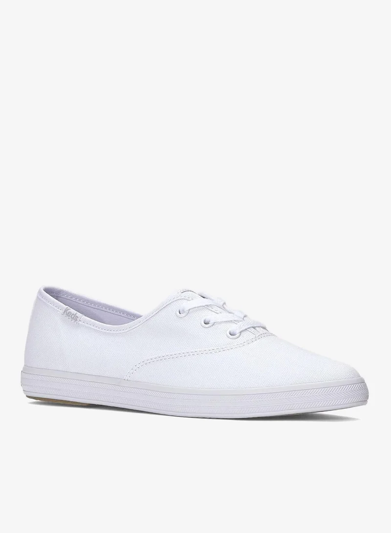 Keds Keds White Keds Women's Champion Point Low Canvas Casual Sneaker White for Women | Best Price UAE