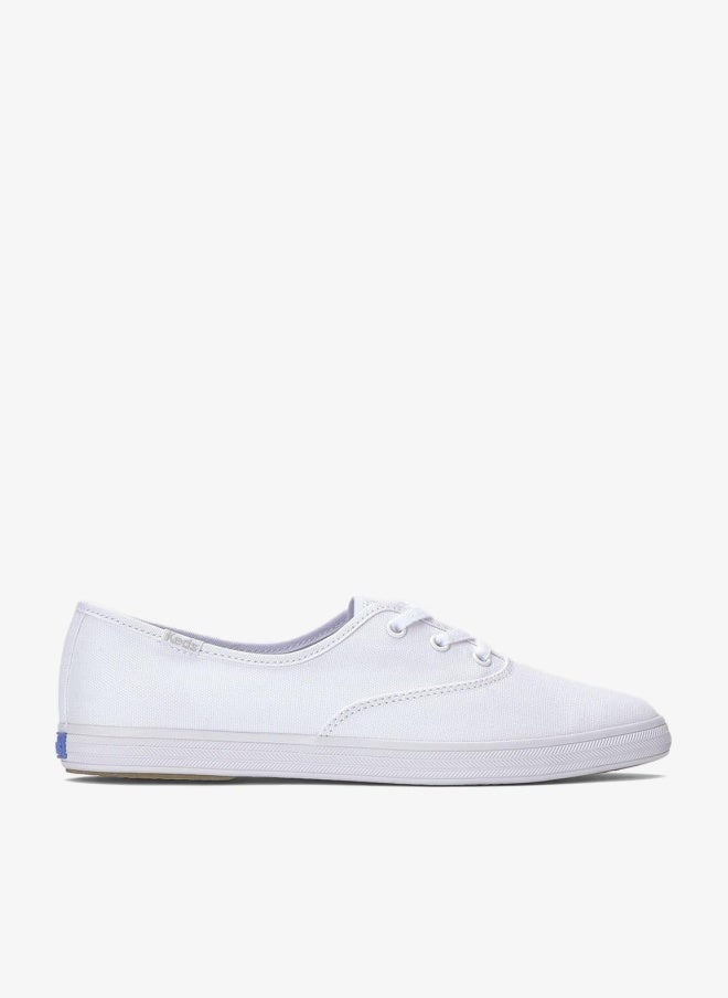 Keds Women's Champion Point Low Canvas Casual Sneaker White - Image 1