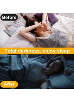 YIM-VIBEHAUS Portable Blackout Curtains, DIY Blackout Blinds with Cutter Knife, No Drill, 100% Black Out Curtain, Blackout Shades for Bedroom, Travel, Baby Nursery, Office (145*200cm)  - Image 4