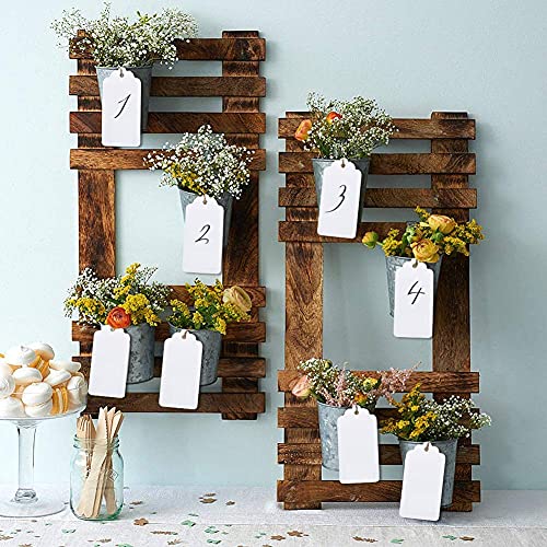 G2PLUS Price Tags, White Paper Gift Tag, 100 PCS Paper Tags with String, 2.8×1.6 in Blank Labeling Tag for Gift Wrapping, DIY Arts & Crafts, Wedding, Christmas, Mother's Day, Teachers Day - Image 4