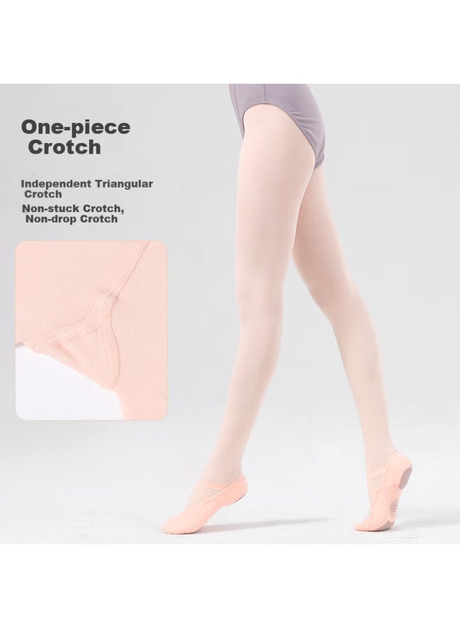 Smart Friends Zhiyouban Children's Dance Tights, Girls' Professional Dance Practice Pantyhose, Ballet Stockings, White Performance Leggings - Image 2