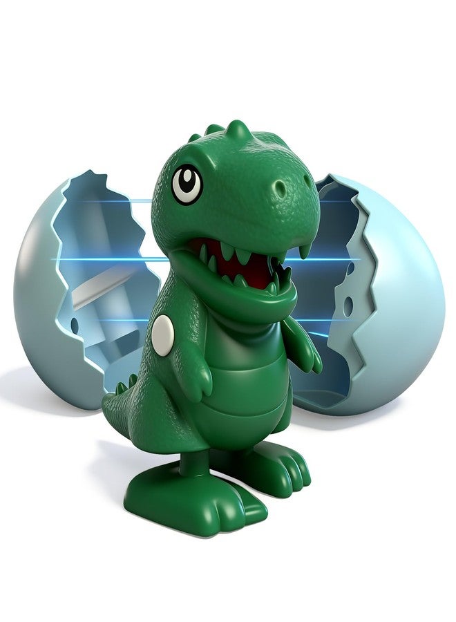 Movued Wind-Up Dinosaur Egg Hatching Toy, Rotate the Egg to Hatch a Walking Animal, Reusable Clockwork Fun Animal Toy, Ideal Gift for Birthdays, Holidays, and Easter(Dinosaur) - Image 1
