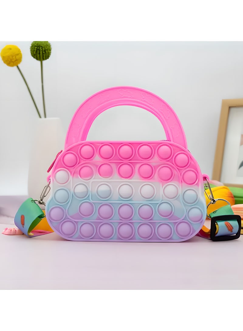 LIXADA Children's Cute Pony Silicone Crossbody Bag, Fashion Casual Handbag For Girls, Ideal Choice For Gifts Aged 3+ (No Straps And Accessories)  - Image 2