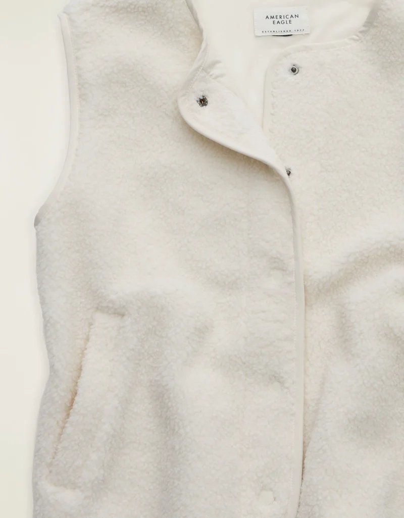 American Eagle  AE Sherpa Vest for Women | Best Price UAE